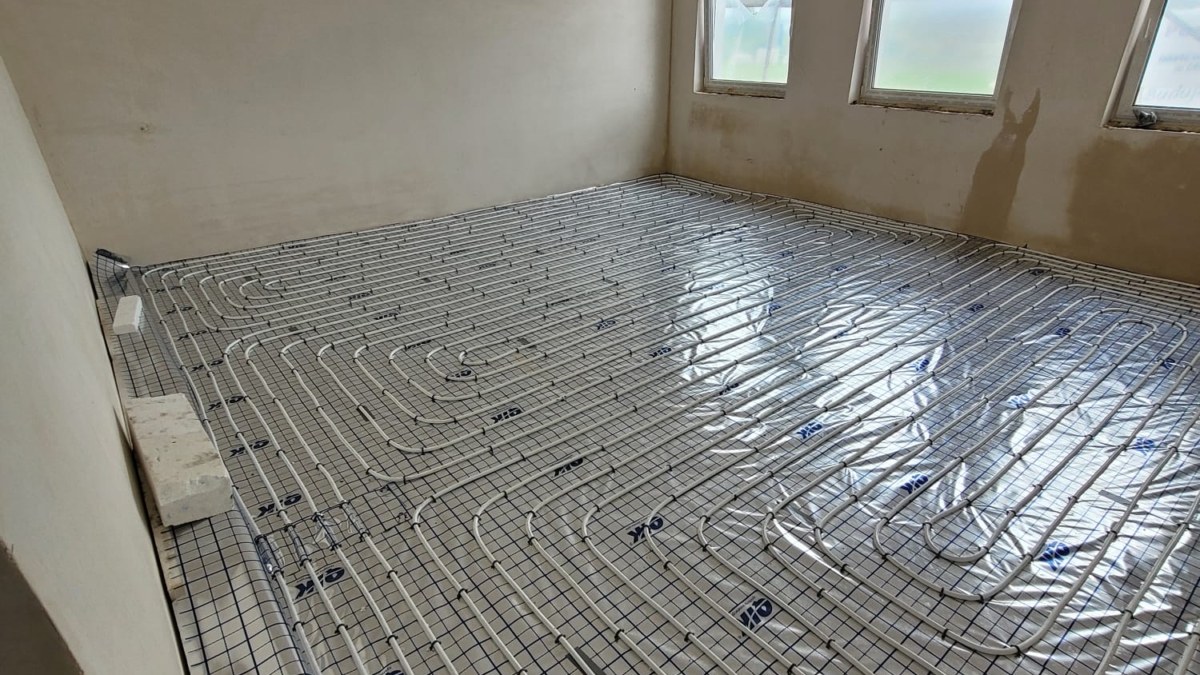 Instalacja ogrzewania podłogowego