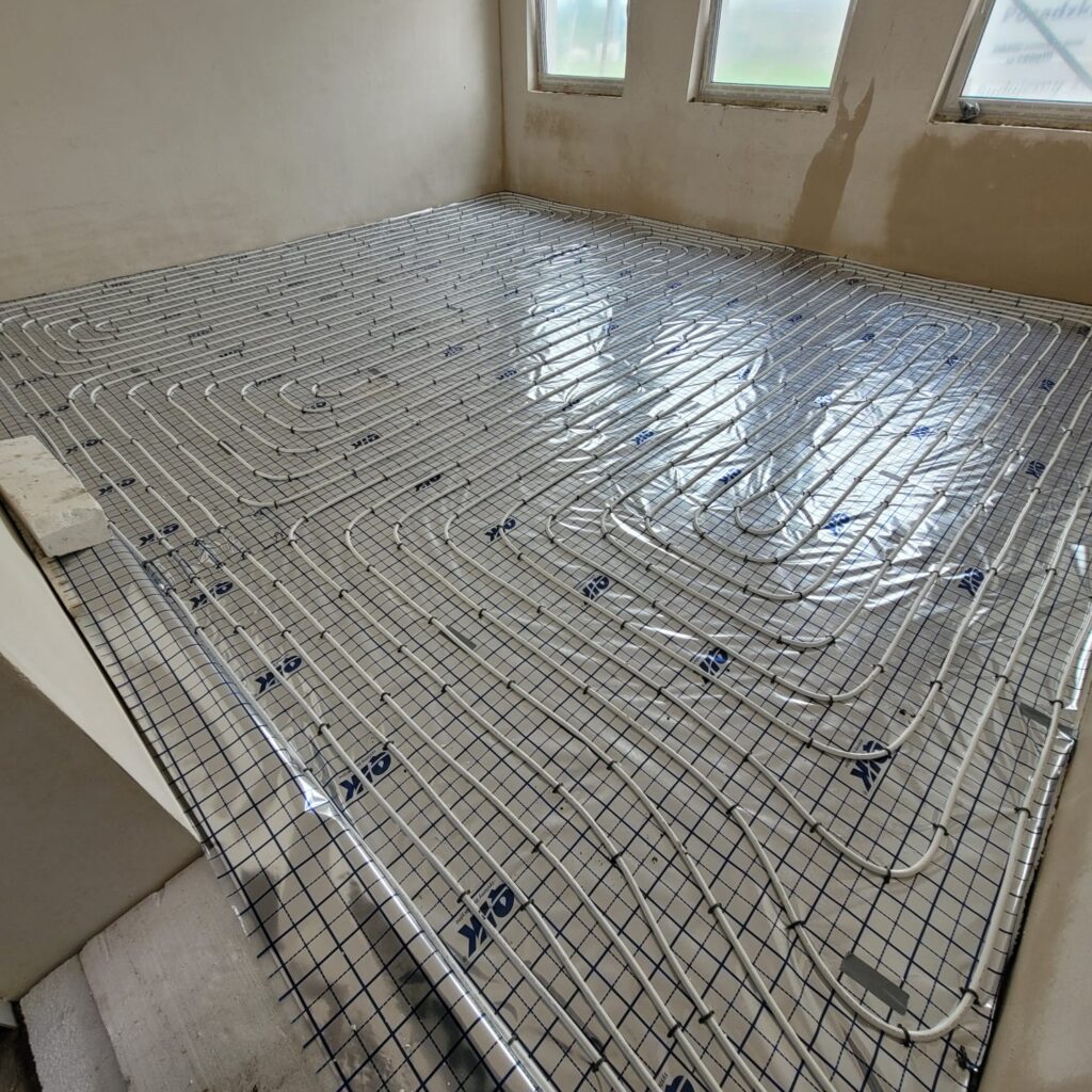 Wykonanie instalacji ogrzewania podłogowego