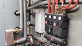 Kotłownia z kaskadą Pomp Ciepła