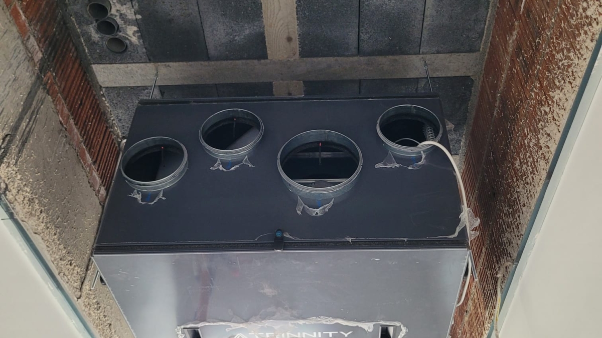 Montaż centrali wentylacyjnej