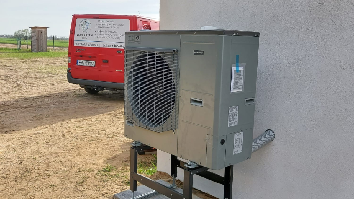 Powietrzna pompa ciepła typu Split